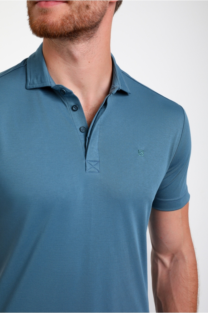 PREMIUM POLO VAN JERSEY KWALITEIT 235531 0003 Petrol